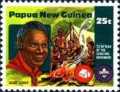 Scout leader and camp