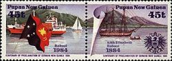 SMS Elisabeth at Rabaul 1884