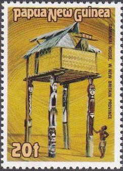 Tamuniai house, West New Britain