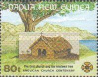 First thatched chapel, modawa tree