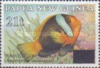 Cinnamon Clownfish (Amphiprion melanopus) - surcharged