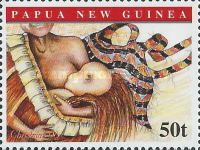 Mother breastfeeding infant