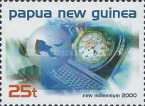 Lap-top computer. globe and watch