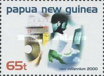 Compact disc, web site and man using computer