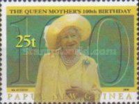 Queen Mother (in yellow outfit)