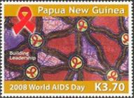 AIDS ribbons in pattern (Building Leadership)