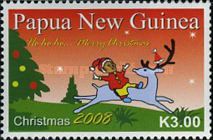 Santa riding reindeer (Ho ho ho... Merry Christmas)