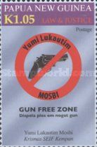 Gun free zone emblem ('Krismas SEIF Kempan')