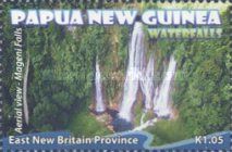 Aerial view of Mageni Falls, East New Britain Province