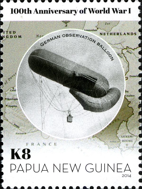 German observation balloon