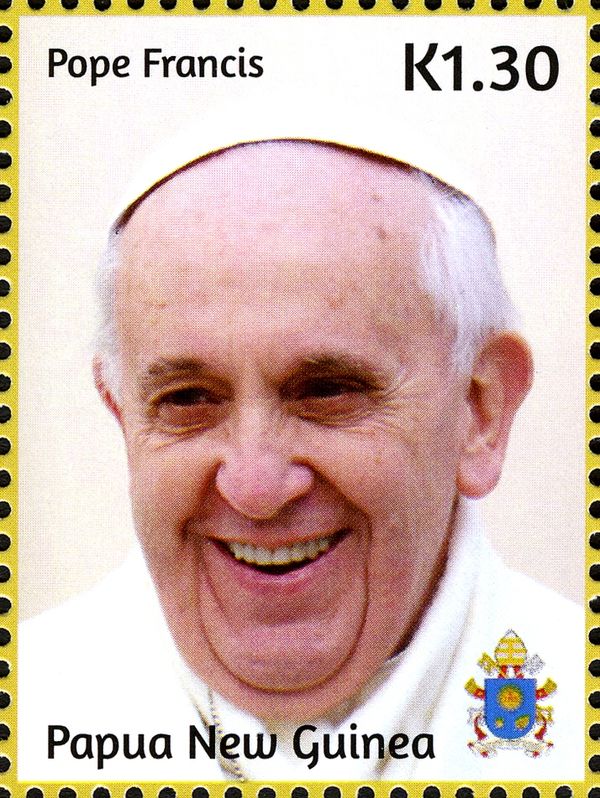 His Holiness Pope Francis (gold border)