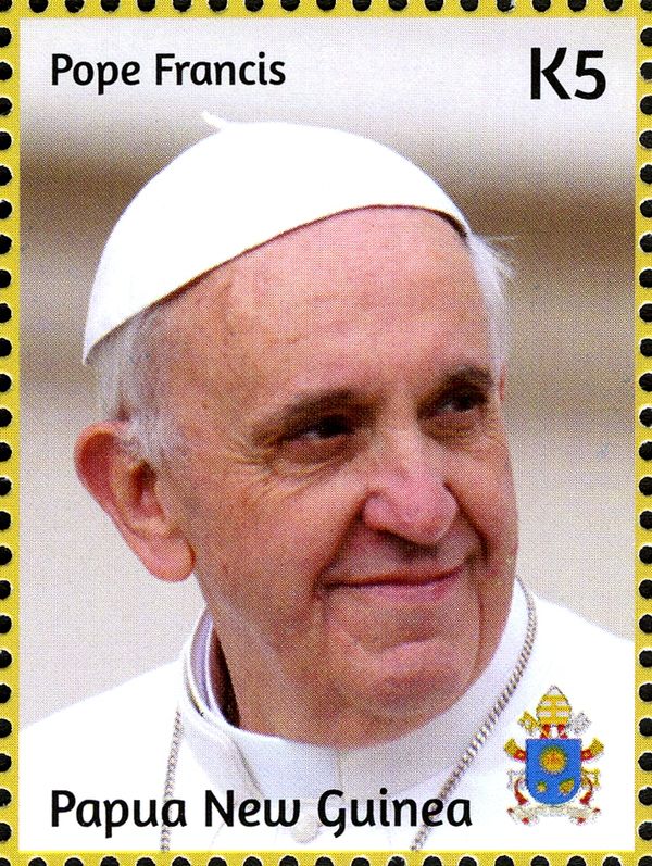 His Holiness Pope Francis (gold border)