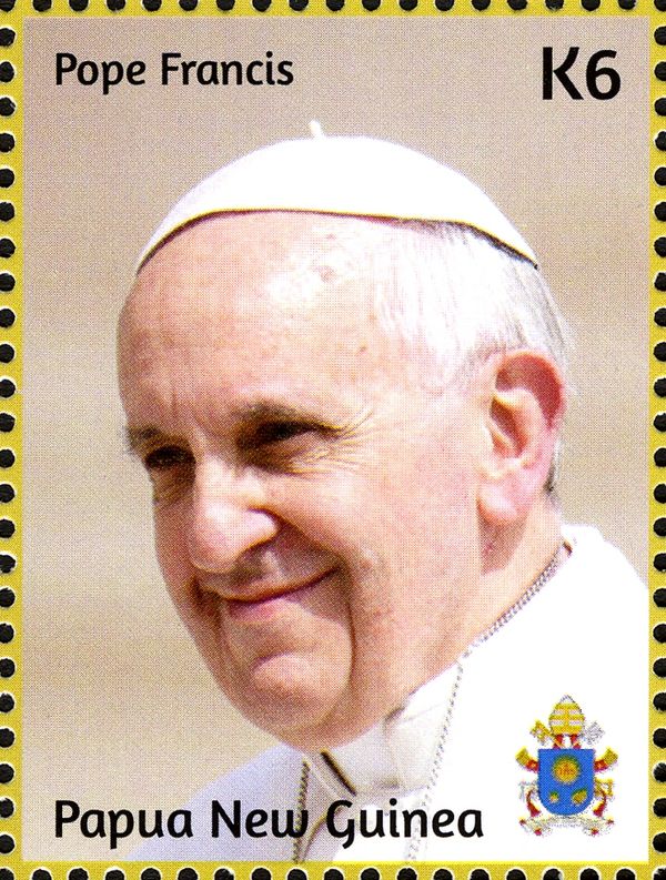 His Holiness Pope Francis (gold border)