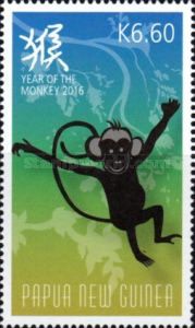Monkey, both arms outstretched