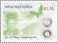 Banknote and coins