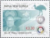 Banknote and coins