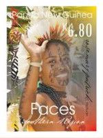 Woman's decorated face