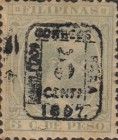 Alfonso XIII (1886-1941) - black surcharge