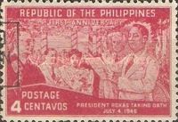 President Manuel A. Roxas taking Oath of Office