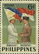 Presidents Quirino and Sukarno