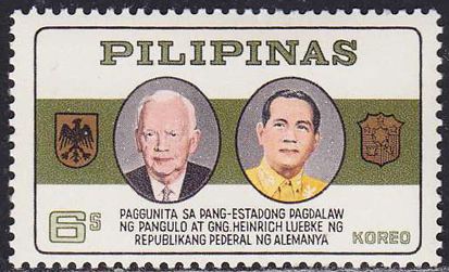 Presidents Luebke and Macapagal
