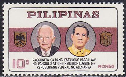 Presidents Lubke and Macapagal