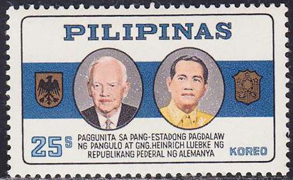 Presidents Lubke and Macapagal