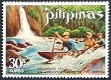 Pagsanjan Falls, Excursionists Shooting The Rapids