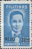 1974 Pio Valenzuela surcharged 1,20p on 1,10p