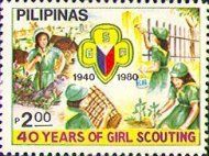 Girl Scouts of the Philippines - 40th anniv.