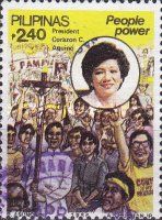 Pres. Corazon Aquino & Religious Procession