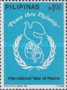 Peace thru Philatery - Dove and hands