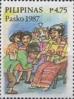 Children giving a gift