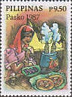 Woman making Christmas food