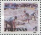 Mt Pinatubo Fund- People shovelling ash