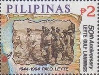 Leyte Gulf Landings - MacArthur Wades Ashore