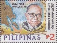 Leyte Gulf Landings - Carlos P. Romulo