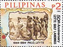 Leyte Gulf Landings - MacArthur Wades Ashore