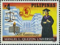 Manuel L. Quezon University - 50th anniv.
