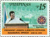 Inauguration of President Joseph Ejercito Estrada