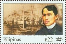 22p  on 16p  Dr. Jose Rizal