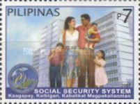 Family in front of SSS Building