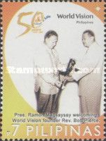 Pres. Ramon Magsaysay & Rev. Robert Pierce