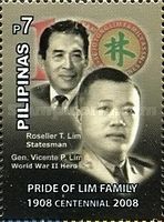 Gen. Vicente Lim, WW II Hero and Senator Roseller T. Lim