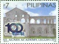 Façade of St. Agnes Main Building World War II Ruin