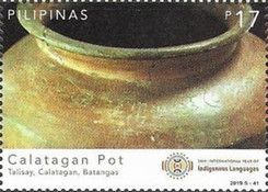Inscribed Calatagan Pot