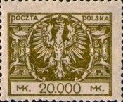 Eagle on a Large Baroque Shield