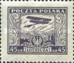Airplane over Warsaw