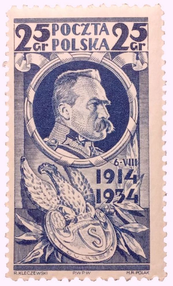 Marshal Pilsudski and Legion of Fusiliers Badge