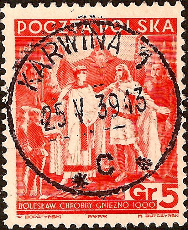 Bolesław I the Brave welcoming Otto III in Gniezno